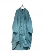 VUyヴウワイ）の古着「long coat」｜ブルー