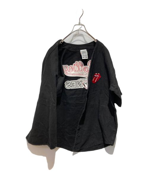 BROCKUM（ブロッカム）BROCKUM (ブロッカム) ベースボールシャツ ブラック サイズ:Ｌの古着・服飾アイテム
