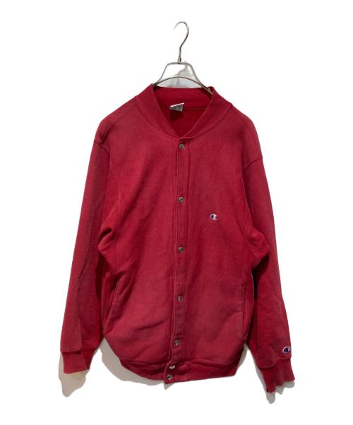 Champion（チャンピオン）Champion (チャンピオン) REVERSE WEAVE CARDIGAN レッド サイズ:Mの古着・服飾アイテム
