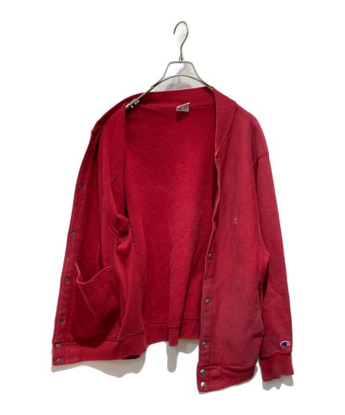 Champion（チャンピオン）Champion (チャンピオン) REVERSE WEAVE CARDIGAN レッド サイズ:Mの古着・服飾アイテム