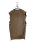 MM6 Maison Margiela (エムエムシックスメゾンマルジェラ) WOOL CUT OUT VEST ブラウン サイズ:S：60000円