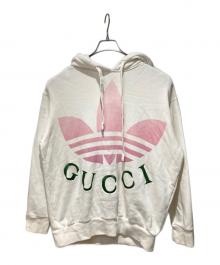 GUCCI×adidas（グッチ×アディダス）の古着「jersey hooded sweatshirt」｜ホワイト
