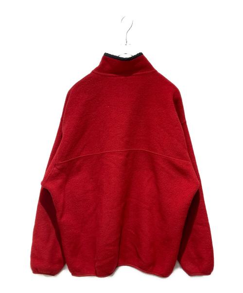 Patagonia（パタゴニア）Patagonia (パタゴニア) 90s Synchilla Snap-T Pullover レッド×ブラック サイズ:XLの古着・服飾アイテム
