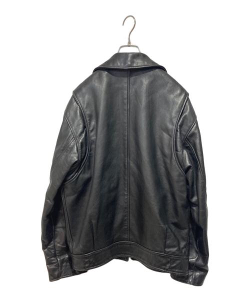 Schott（ショット）Schott (ショット) ポリスマンレザージャケット ブラック サイズ:38の古着・服飾アイテム