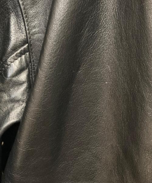 Schott（ショット）Schott (ショット) ポリスマンレザージャケット ブラック サイズ:38の古着・服飾アイテム