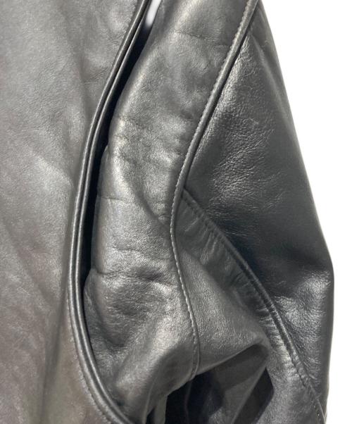 Schott（ショット）Schott (ショット) ポリスマンレザージャケット ブラック サイズ:38の古着・服飾アイテム