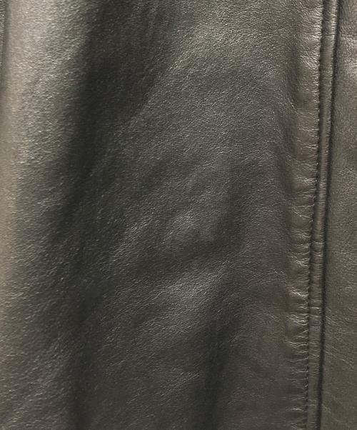Schott（ショット）Schott (ショット) ポリスマンレザージャケット ブラック サイズ:38の古着・服飾アイテム