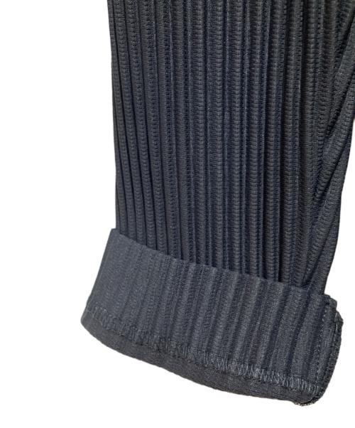 ISSEY MIYAKE HOMME PLISSE（イッセイミヤケ オムプリッセ）ISSEY MIYAKE HOMME PLISSE (イッセイミヤケ オムプリッセ) プリーツノーカラージャケット グレー サイズ:1の古着・服飾アイテム