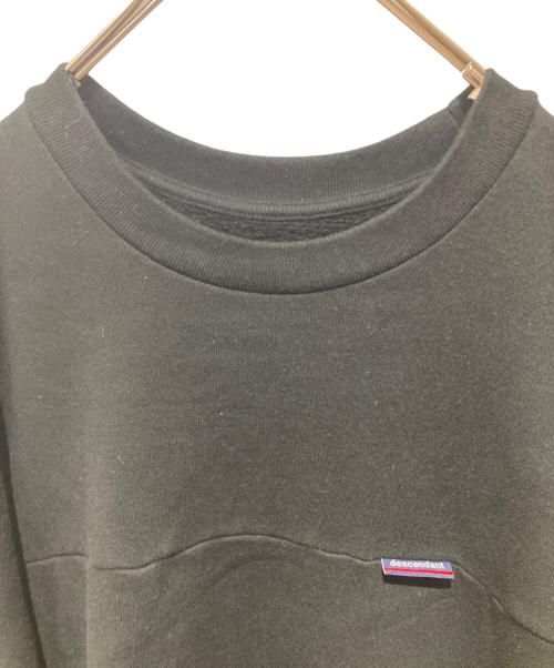 DESCENDANT（ディセンダント）DESCENDANT (ディセンダント) PADDLE CREW NECK ブラック サイズ:2の古着・服飾アイテム
