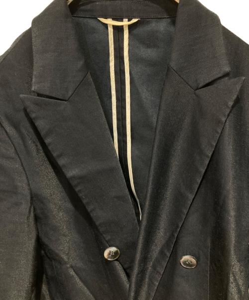 ANAYI（アナイ）ANAYI (アナイ) リネンストレッチダブル ジャケット ネイビー サイズ:36の古着・服飾アイテム