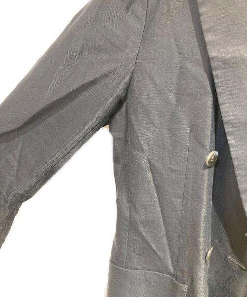 ANAYI（アナイ）ANAYI (アナイ) リネンストレッチダブル ジャケット ネイビー サイズ:36の古着・服飾アイテム
