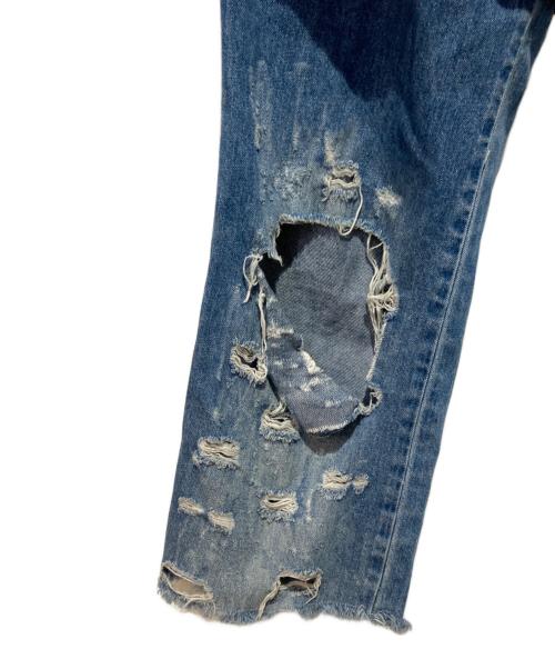DOLCE & GABBANA（ドルチェ＆ガッバーナ）DOLCE & GABBANA (ドルチェ＆ガッバーナ) ショーツレイヤードデニム ブルー×イエロー サイズ:40の古着・服飾アイテム
