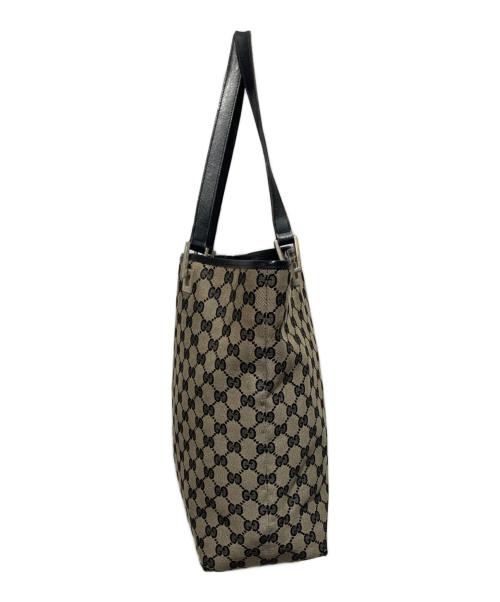 GUCCI（グッチ）GUCCI (グッチ) GGキャンバストートバッグ ベージュの古着・服飾アイテム