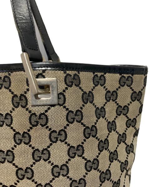 GUCCI（グッチ）GUCCI (グッチ) GGキャンバストートバッグ ベージュの古着・服飾アイテム