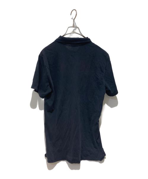 CHROME HEARTS（クロムハーツ）CHROME HEARTS (クロムハーツ) Tonal Horseshoe Logo Silver Button Polo Shirt ブラック サイズ:Ｓの古着・服飾アイテム