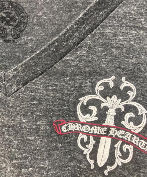 CHROME HEARTS（クロムハーツ）CHROME HEARTS (クロムハーツ) Camouflage Vine Dagger Tee ブラック サイズ:ＸＬの古着・服飾アイテム