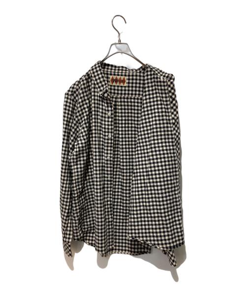 WEIRDO（ウィアード）WEIRDO (ウィアード) チェックシャツ ブラック サイズ:Ｌの古着・服飾アイテム