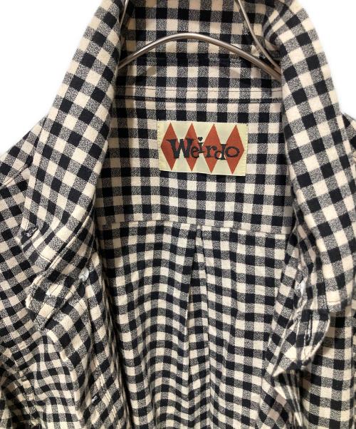 WEIRDO（ウィアード）WEIRDO (ウィアード) チェックシャツ ブラック サイズ:Ｌの古着・服飾アイテム
