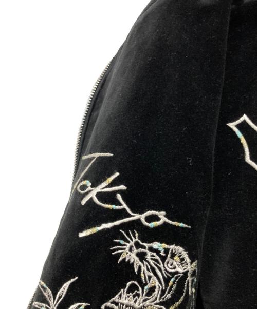 NEIGHBORHOOD（ネイバーフッド）NEIGHBORHOOD (ネイバーフッド) SOUVENIR JACKET ブラック サイズ:Ｌの古着・服飾アイテム