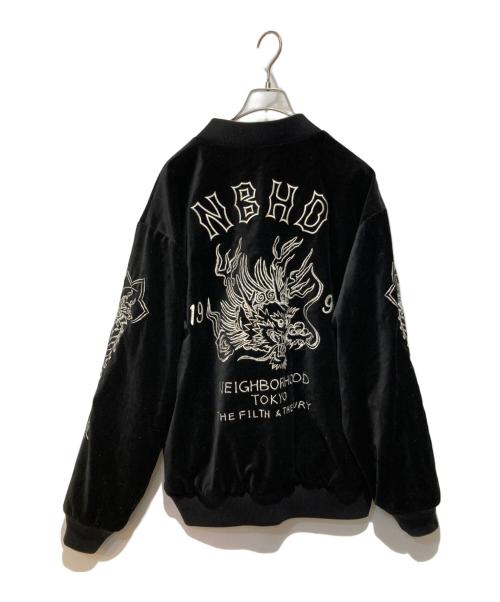 NEIGHBORHOOD（ネイバーフッド）NEIGHBORHOOD (ネイバーフッド) SOUVENIR JACKET ブラック サイズ:Ｌの古着・服飾アイテム