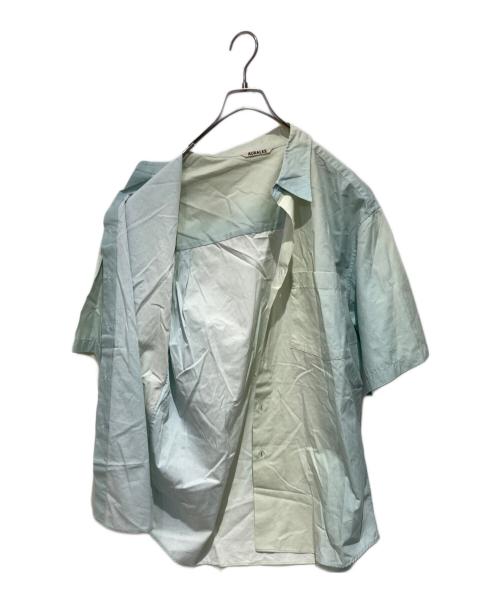 AURALEE（オーラリー）AURALEE (オーラリー) WASHED FINX GRADATION DYED SHIRTS グリーン サイズ:3の古着・服飾アイテム