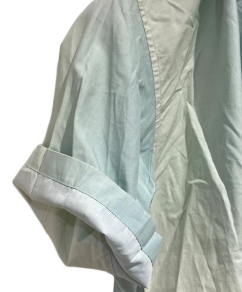 AURALEE（オーラリー）AURALEE (オーラリー) WASHED FINX GRADATION DYED SHIRTS グリーン サイズ:3の古着・服飾アイテム