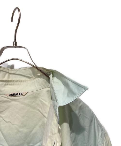 AURALEE（オーラリー）AURALEE (オーラリー) WASHED FINX GRADATION DYED SHIRTS グリーン サイズ:3の古着・服飾アイテム