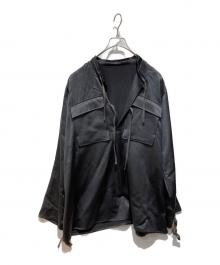 POSTELEGANT（ポステレガント）の古着「WOOL TWILL TOP」｜ブラック