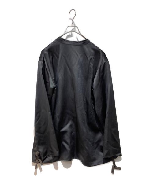 POSTELEGANT（ポステレガント）POSTELEGANT (ポステレガント) WOOL TWILL TOP ブラック サイズ:36の古着・服飾アイテム