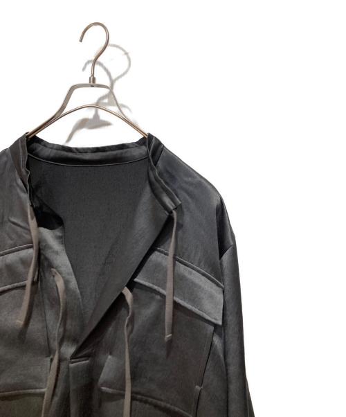POSTELEGANT（ポステレガント）POSTELEGANT (ポステレガント) WOOL TWILL TOP ブラック サイズ:36の古着・服飾アイテム