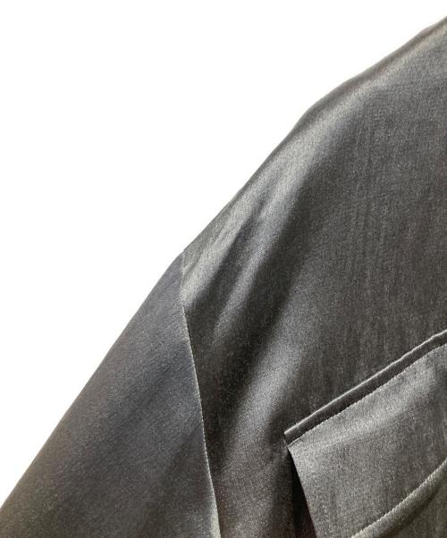 POSTELEGANT（ポステレガント）POSTELEGANT (ポステレガント) WOOL TWILL TOP ブラック サイズ:36の古着・服飾アイテム