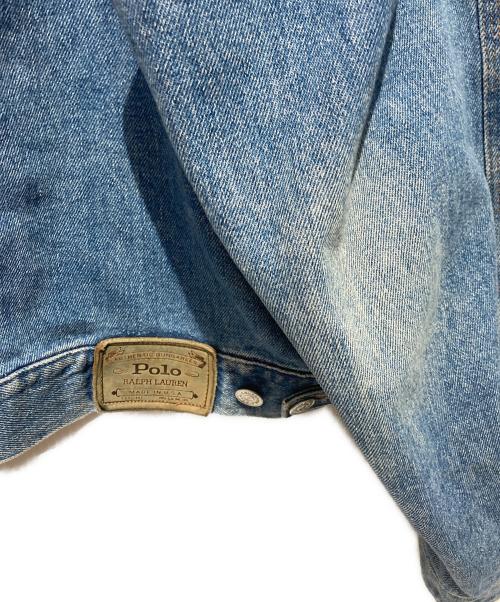 POLO RALPH LAUREN（ポロ・ラルフローレン）POLO RALPH LAUREN (ポロ・ラルフローレン) デニムジャケット ブルー サイズ:Ｌの古着・服飾アイテム