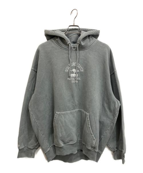 Carhartt WIP（カーハート ワーク イン プログレス）CARHARTT WIP (カーハート ワーク イン プログレス) NEW BALANCE (ニューバランス) コラボ刺繍パーカー グレー サイズ:XLの古着・服飾アイテム