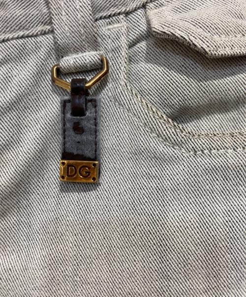 DOLCE & GABBANA（ドルチェ＆ガッバーナ）DOLCE & GABBANA (ドルチェ＆ガッバーナ) デニムパンツ アイボリー サイズ:46の古着・服飾アイテム