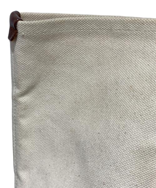 HENDER SCHEME（エンダースキーマ）Hender Scheme (エンダースキーマ) Campus Suede Handle Tote M アイボリー×ブラックの古着・服飾アイテム
