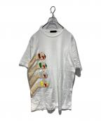 Original Fake×KAWSオリジナルフェイク×カウズ）の古着「プリントTシャツ」｜ホワイト