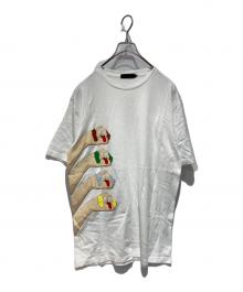 Original Fake×KAWS（オリジナルフェイク×カウズ）の古着「プリントTシャツ」｜ホワイト