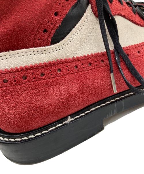 HENDER SCHEME（エンダースキーマ）HENDER SCHEME (エンダースキーマ) 冗談レースアップシューズ レッド サイズ:不明の古着・服飾アイテム