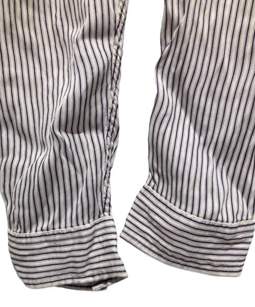 POLYPLOID（ポリプロイド）POLYPLOID (ポリプロイド) CLASSIC POCKET SHIRT パープル サイズ:3の古着・服飾アイテム