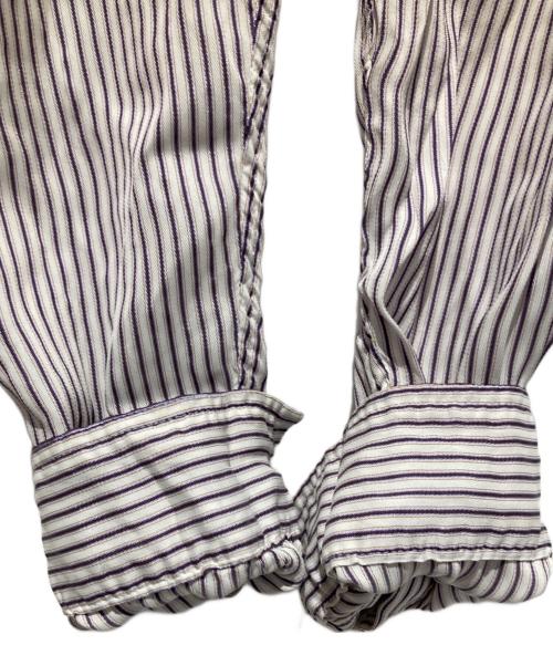 POLYPLOID（ポリプロイド）POLYPLOID (ポリプロイド) CLASSIC POCKET SHIRT パープル サイズ:3の古着・服飾アイテム