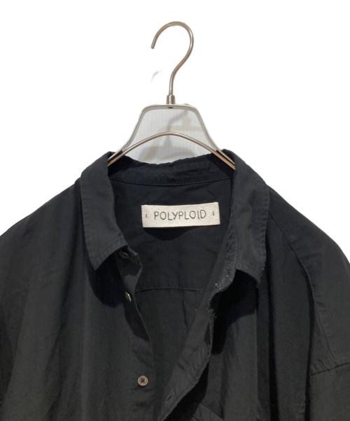 POLYPLOID（ポリプロイド）POLYPLOID (ポリプロイド) レーヨンシャツ ブラック サイズ:3の古着・服飾アイテム