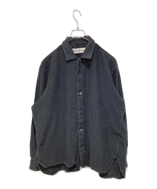 POLYPLOID（ポリプロイド）POLYPLOID (ポリプロイド) コットンシャツ ブラック サイズ:3の古着・服飾アイテム