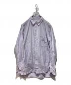 POLYPLOIDポリプロイド）の古着「CLASSIC POCKET SHIRT C」｜パープル