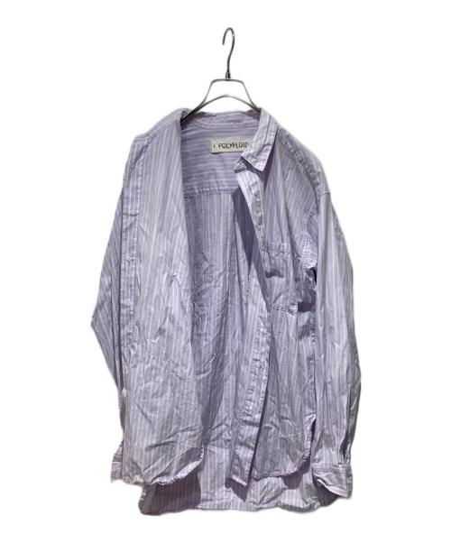 POLYPLOID（ポリプロイド）POLYPLOID (ポリプロイド) CLASSIC POCKET SHIRT C パープル サイズ:3の古着・服飾アイテム