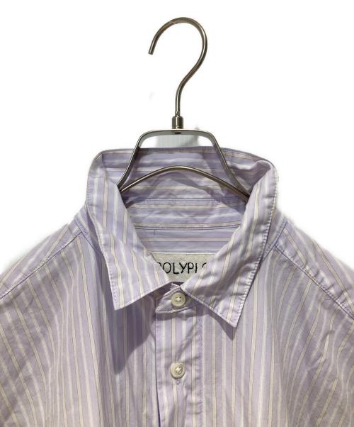 POLYPLOID（ポリプロイド）POLYPLOID (ポリプロイド) CLASSIC POCKET SHIRT C パープル サイズ:3の古着・服飾アイテム