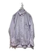 POLYPLOIDポリプロイド）の古着「CLASSIC POCKET SHIRT C」｜パープル
