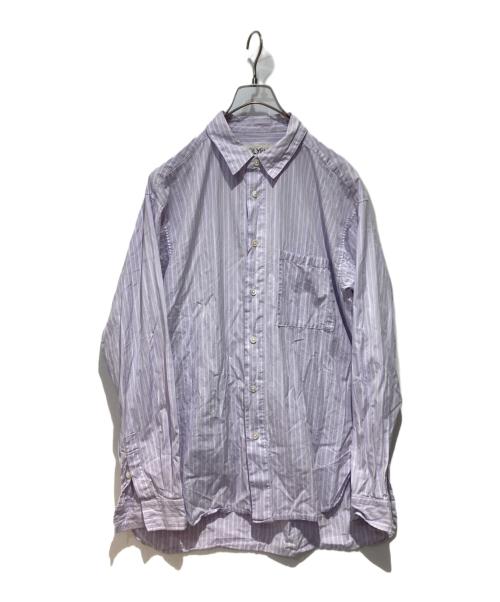 POLYPLOID（ポリプロイド）POLYPLOID (ポリプロイド) CLASSIC POCKET SHIRT C パープル サイズ:3の古着・服飾アイテム