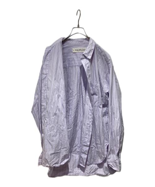 POLYPLOID（ポリプロイド）POLYPLOID (ポリプロイド) CLASSIC POCKET SHIRT C パープル サイズ:3の古着・服飾アイテム