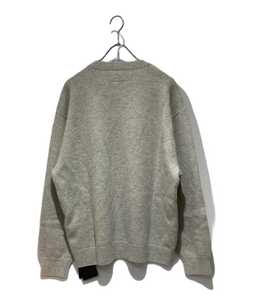 NEIGHBORHOOD（ネイバーフッド）NEIGHBORHOOD (ネイバーフッド) INTARSIA CREWNECK SWEATER グレー サイズ:Ｌの古着・服飾アイテム
