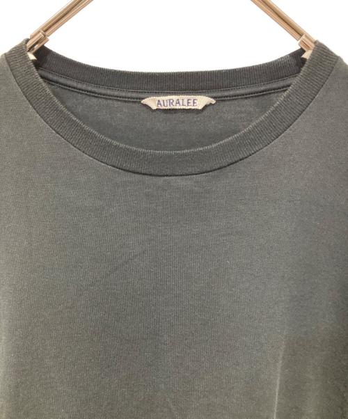 AURALEE（オーラリー）AURALEE (オーラリー) LUSTER PLAITING TEE ブラック サイズ:5の古着・服飾アイテム